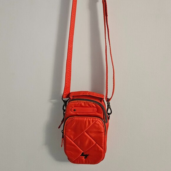 Lug Skeeter Mini SE Convertible Crossbody / Belt Bag in Papaya EUC - Picture 1 of 7